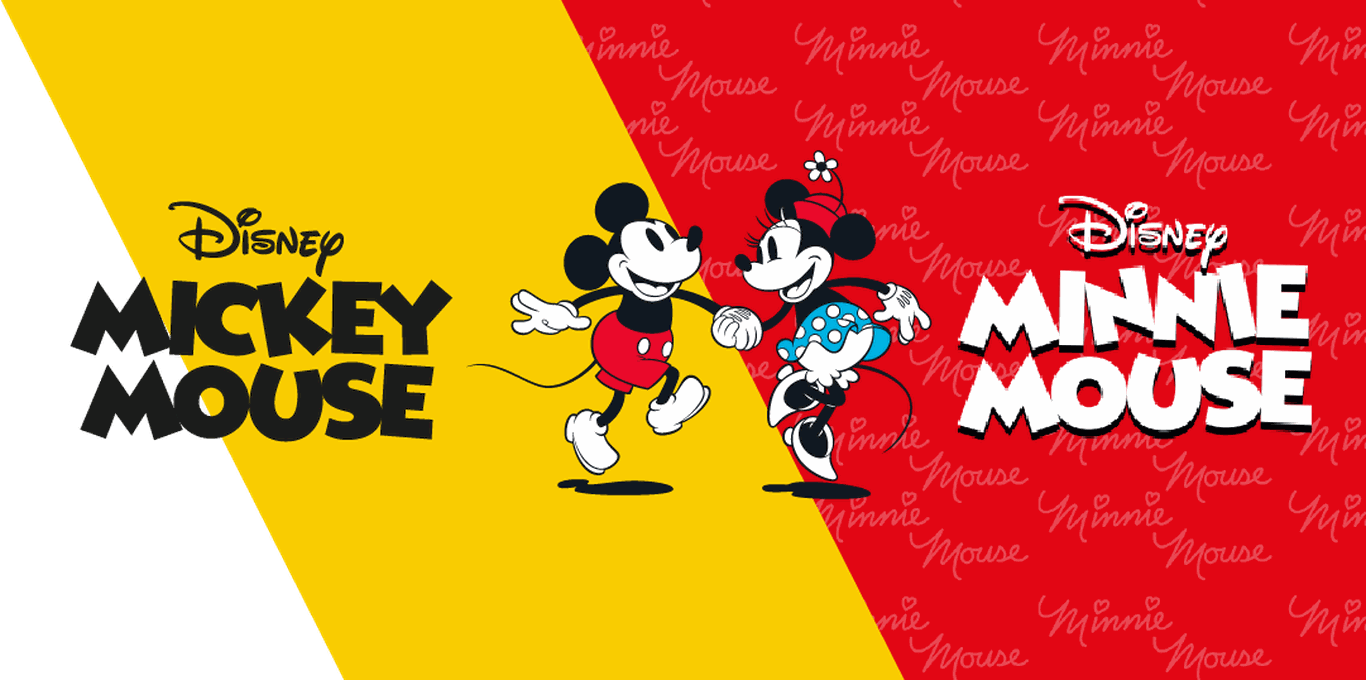 Linha Exclusiva Mickey e Minnie